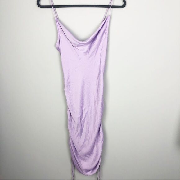 FREE PEOPLE | INTIMATELY Light Purple Cinch Side Slip Dress Midi Women’s Size XS - Picture 1 of 8